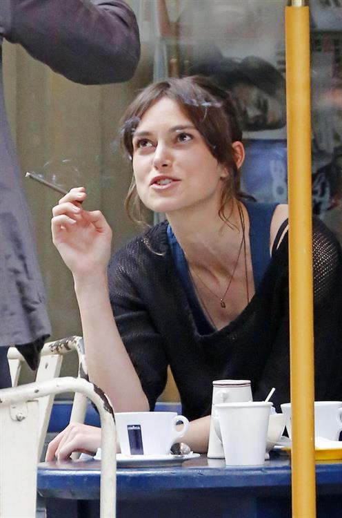 Keira Knightley -  Can A Song Save Your Life  set candids in New York City, July 9, 2012