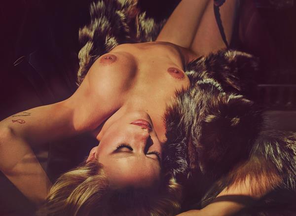 Camille Rowe nude pictures from Lui in May 2015.