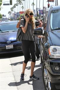Kimberly Stewart spotted after workout in South Los Angeles on May 30, 2013