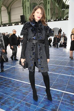 Laetitia Casta Chanel Spring / Summer 2013 show at the Paris Fashion Week (Oct 2, 2012) 