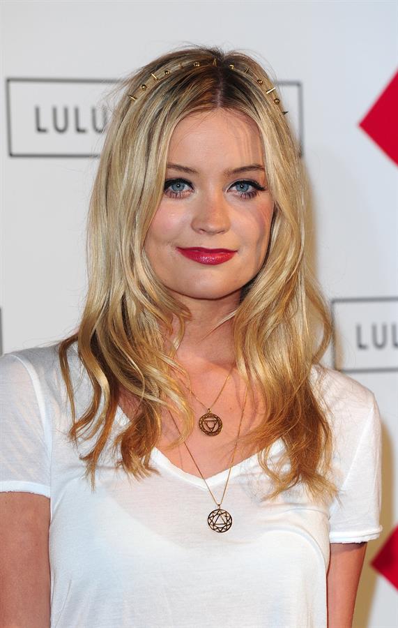 Laura Whitmore Lulu Guinness: Paint Project Party - London, July 11, 2013 