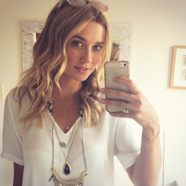 Caitlyn Paterson taking a selfie