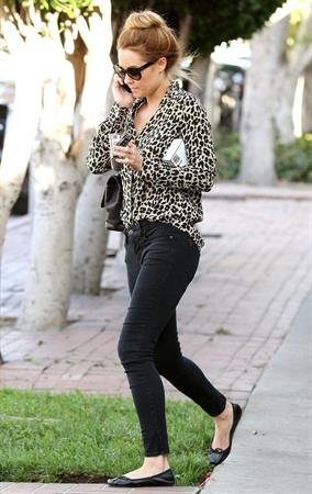 Lauren Conrad At Kate Somerville salon in LA - October 26, 2012