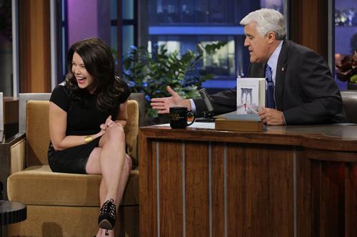 Lauren Graham on The Tonight Show with Jay Leno in 2013
