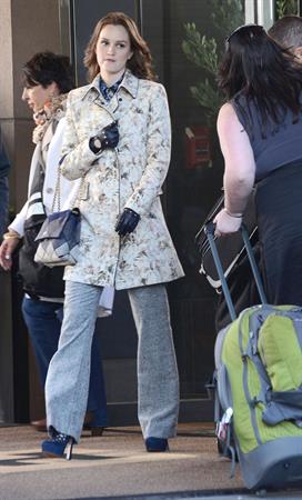 Leighton Meester  Set of Gossip Girl in Central Park - September 24, 2012 