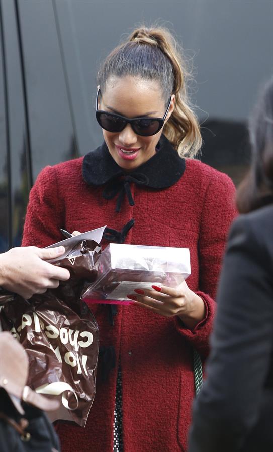 Leona Lewis Real Radio in Manchester - September 19, 2012 
