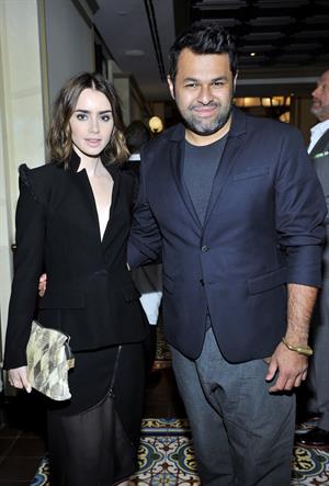 Lily Collins - CFDA & Vogue Fashion Fund Dinner 10/23/13  