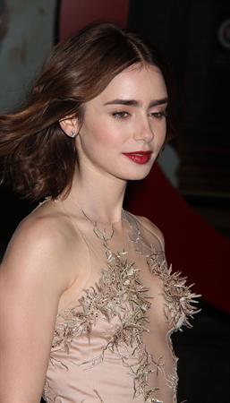 Lily Collins Glamour Magazine 23rd Annual Women Of The Year Gala in New York, Nov. 11, 2013 