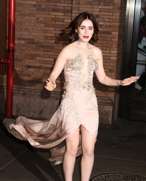 Lily Collins Glamour Magazine 23rd Annual Women Of The Year Gala in New York, Nov. 11, 2013 