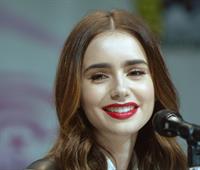 Lily Collins WonderCon Anaheim 2013 Day 2 on Mar. 30, 2013 