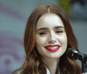 Lily Collins WonderCon Anaheim 2013 Day 2 on Mar. 30, 2013 