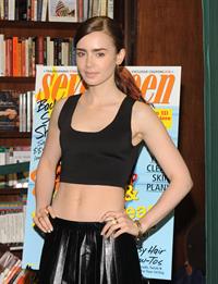 Lily Collins Seventeen Magazine September Cover Issue Celebration - New York, Aug. 6, 2013 