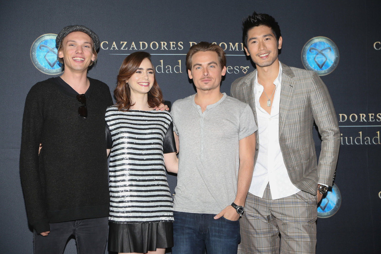 Lily Collins  City of Bones  Mexico Photcall 8/26/13  