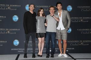 Lily Collins  City of Bones  Mexico Photcall 8/26/13  