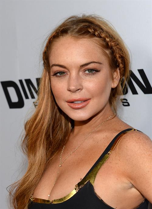 Lindsay Lohan Scary Movie 5 premiere in Hollywood on April 11, 2013