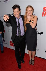 Lindsay Lohan Scary Movie 5 premiere in Hollywood on April 11, 2013