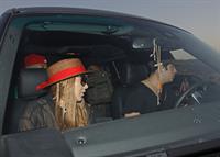 Lindsay Lohan - arriving to the beach in Malibu - August 12, 2012