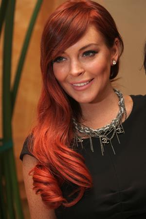 Lindsay Lohan  Liz & Dick  press conference in Los Angeles - October 20, 2012 