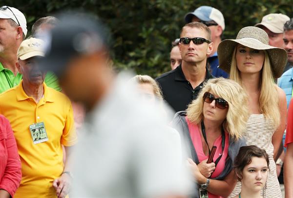Lindsey Vonn First round of the 2013 Masters Tournament at Augusta National Golf Club 11.04.13 