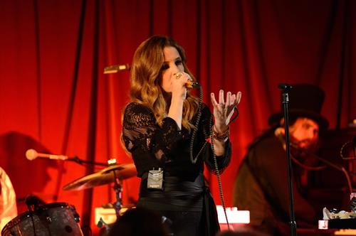 Lisa Marie Presley Performs on stage at Bush Hall in London, England (October 4, 2012) 