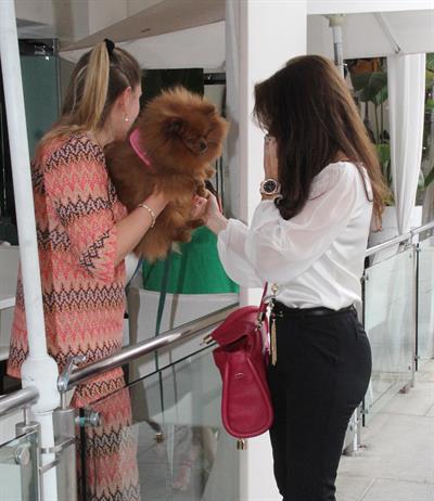 Lisa Vanderpump Spotted with daughter Pandora while shopping in Beverly Hills (May 9, 2013) 