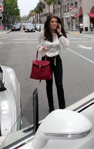 Lisa Vanderpump Spotted with daughter Pandora while shopping in Beverly Hills (May 9, 2013) 