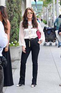 Lisa Vanderpump Spotted with daughter Pandora while shopping in Beverly Hills (May 9, 2013) 