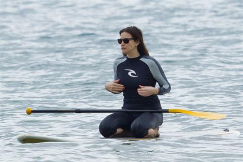Liv Tyler - wetsuit candids in Hawaii 1/2/13  