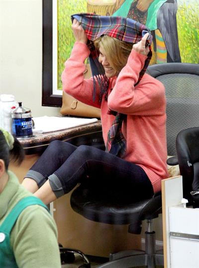 Lori Loughlin at a salon in Beverly Hills 1/28/13 