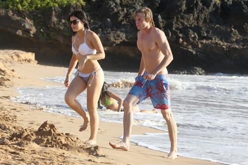 Lucy Hale Bikini Pictures Lucy Hale On the Beach with her boyfriend Graham Rogers and friends, Hawaii, on June 6, 2013