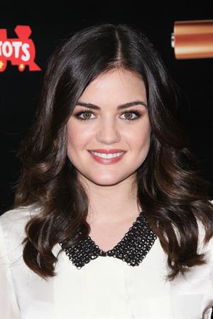 Lucy Hale Power Holiday Smiles campaign NY 11/20/12 