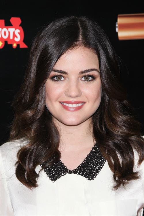 Lucy Hale Power Holiday Smiles campaign NY 11/20/12 