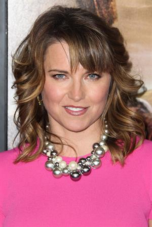 Lucy Lawless U.S.Premiere Screening of Spartacus War of the Damned' at Regal Cinemas in LA on January 22, 2013