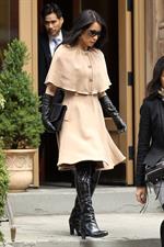 Lucy Liu leaving her apartment in NYC 12/13/12 
