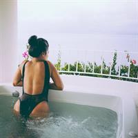 Mónica Alvarez in a bikini