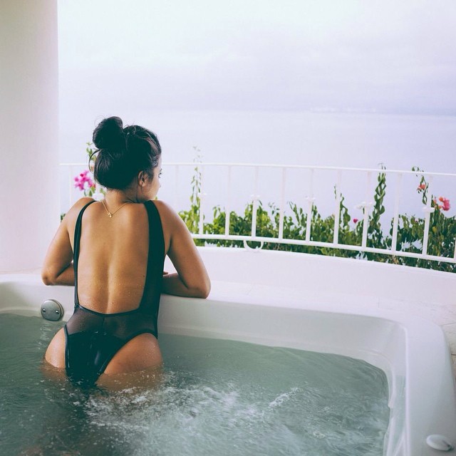 Mónica Alvarez in a bikini