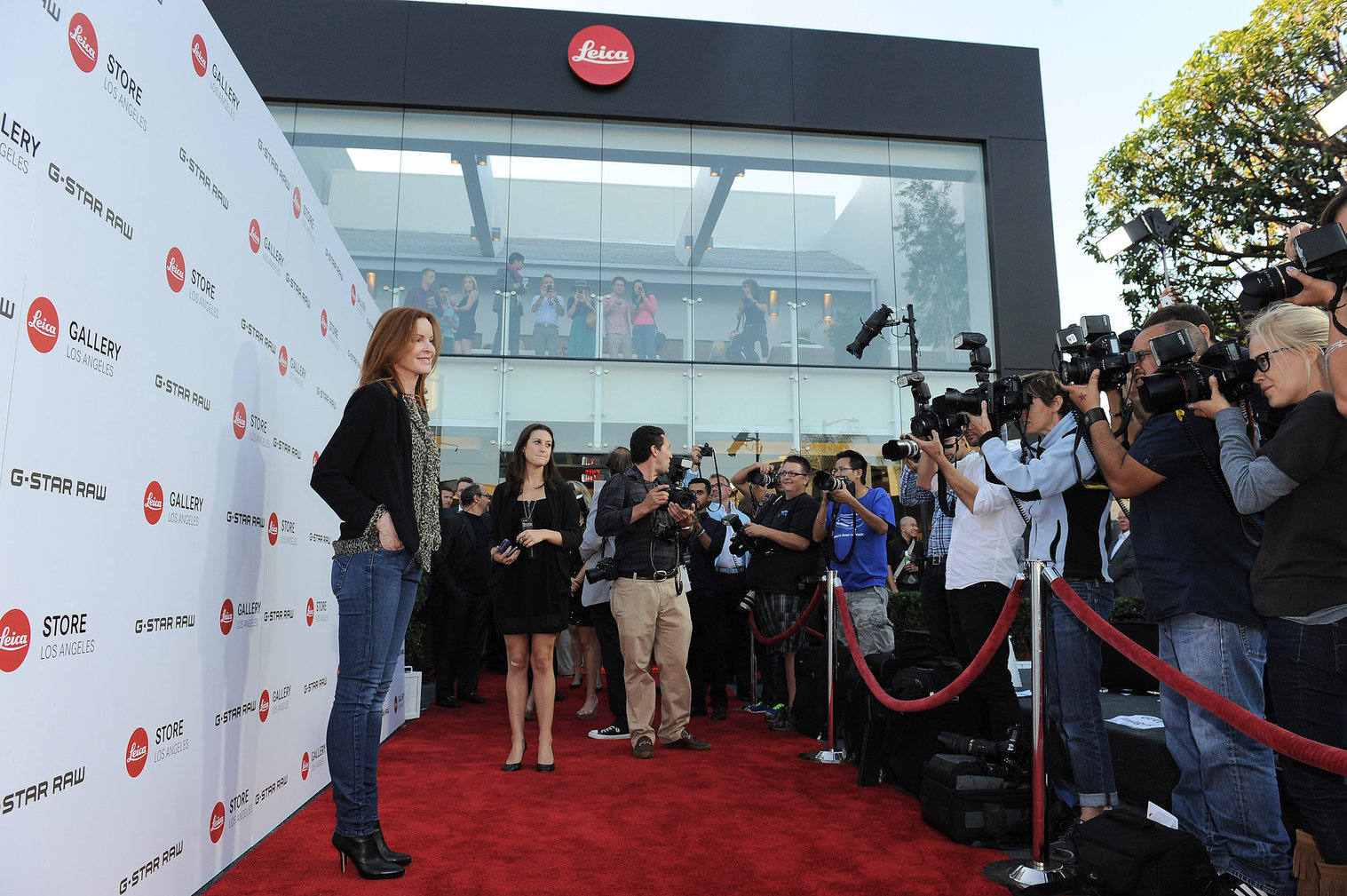 Marcia Cross G-Star RAW unveils RAW Leica at the Leica Store Opening on June 20, 2013