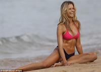 Natalie Jayne Roser in a bikini