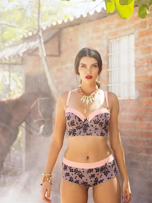 Natasha Barnard in lingerie