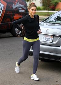 Maria Menounos at the gym in Los Angeles 11/16/12 