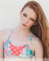 Larsen Thompson in lingerie