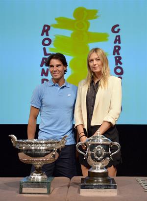 Maria Sharapova 2013 French Open draw ceremony in Paris May 24, 2013 