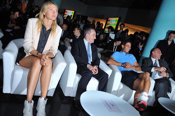 Maria Sharapova 2013 Roland Garros Women's And Men's Singles Draw in Paris May 24, 2013 