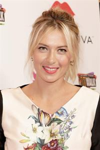 Maria Sharapova poses during Maria Sharapova launches her Sugarpova Candy Collection December 13, 2012 