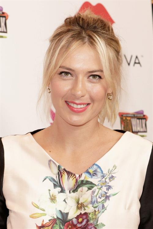 Maria Sharapova poses during Maria Sharapova launches her Sugarpova Candy Collection December 13, 2012 