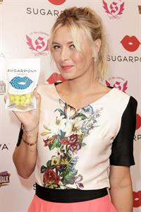 Maria Sharapova poses during Maria Sharapova launches her Sugarpova Candy Collection December 13, 2012 