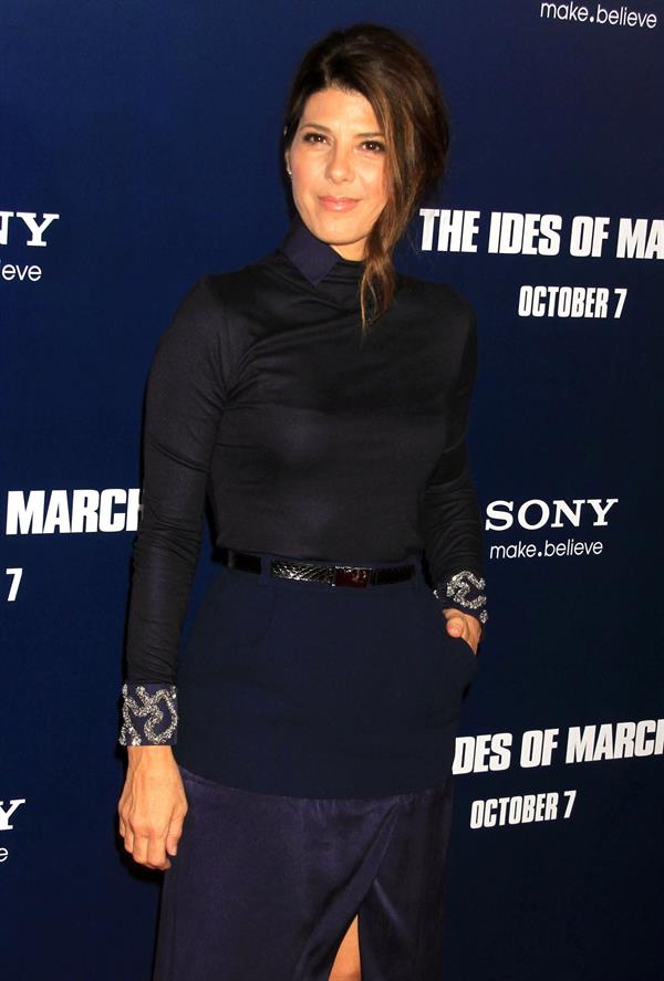 Marisa Tomei 'Ides Of March' New York City premiere 2011-10-05 