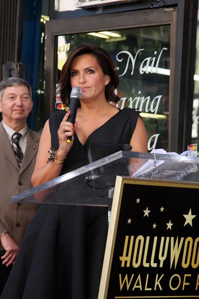 Mariska Hargitay Honored With Star On The Hollywood Walk Of Fame - Hollywood, Nov. 8, 2013 