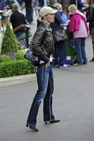 Martina Hingis Outside Wimbledon Lawn Tennis Club in London June 24, 2013 