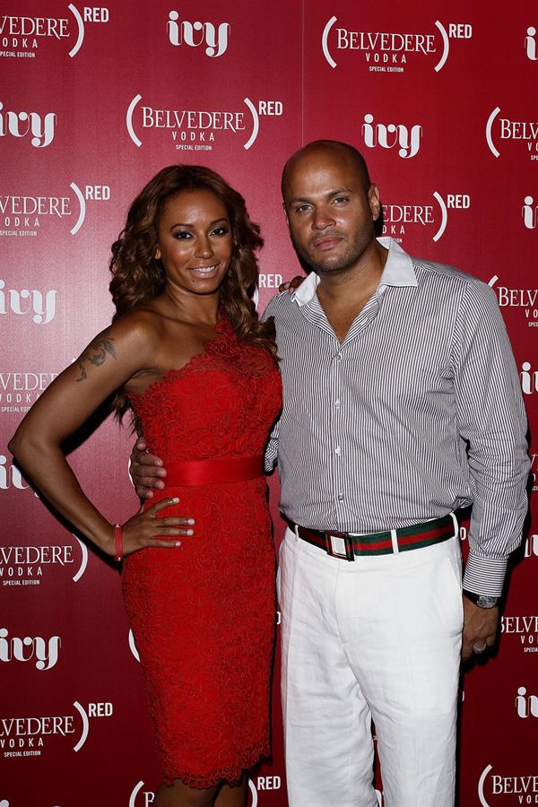 Melanie Brown Belevedere Red Launch at the Ivy Pool in Sidney 01.12.12 
